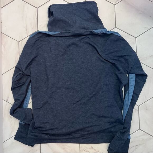 Under Armour Blue Cowl Neck Long Sleeve Pullover Size XL - Picture 6 of 7
